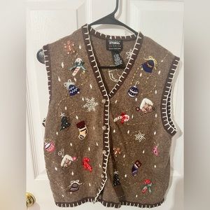 Vintage Christmas Vest